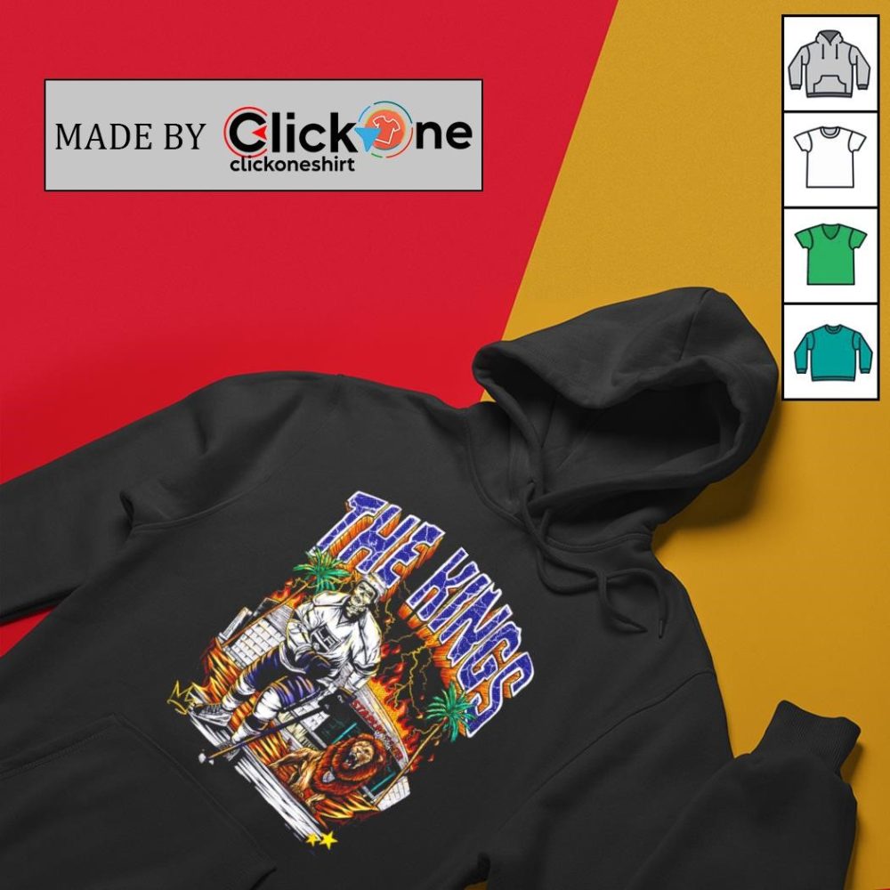 Los Angeles Kings Staples Center Skeleton And Lion Shirt - Image 2