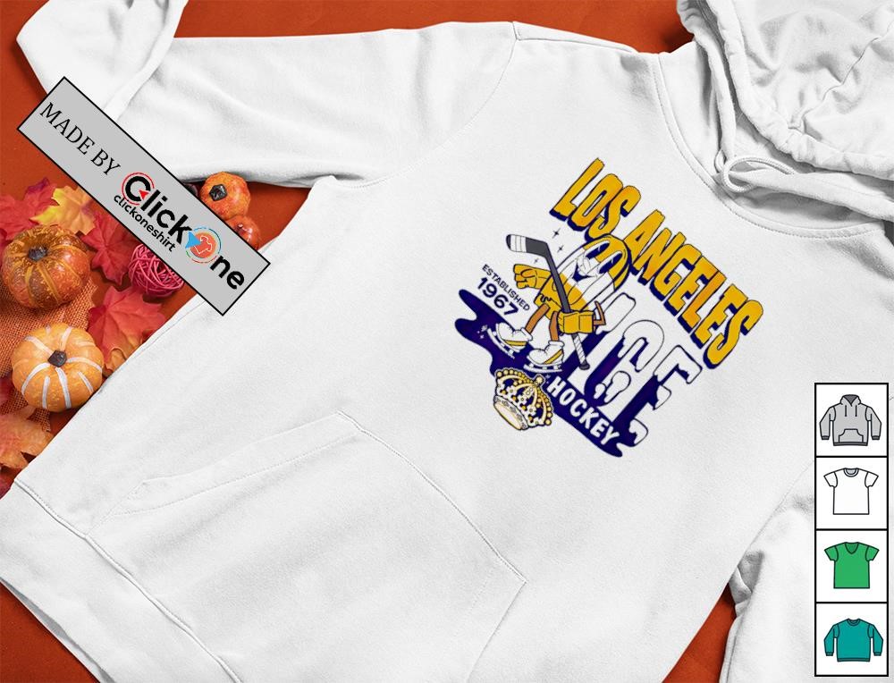 Los Angeles Kings Ice Hockey Established 1967 Popsicle Shirt - Image 2