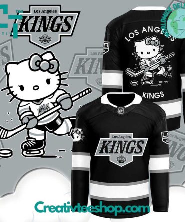Los Angeles Kings X Hello Kitty 50Th Anniversary Hockey Jersey