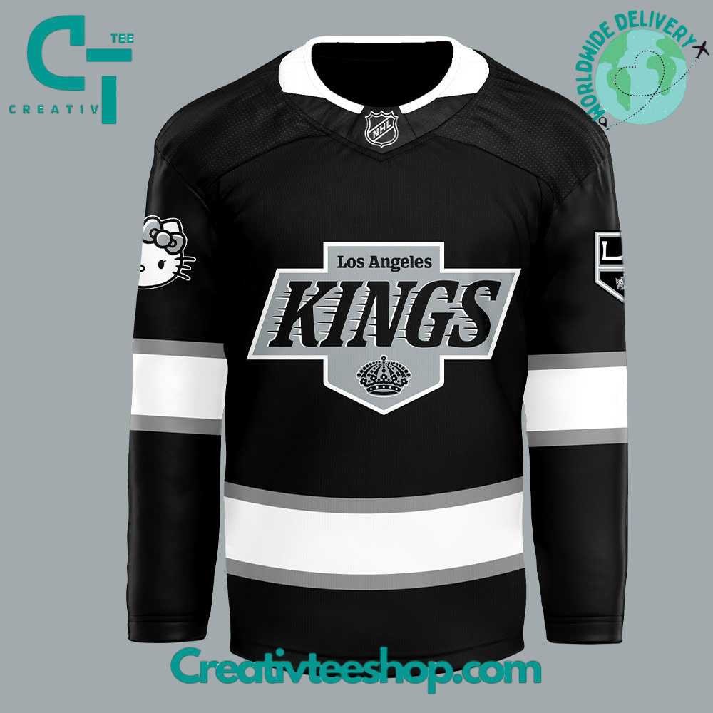 Los Angeles Kings X Hello Kitty 50Th Anniversary Hockey Jersey - Image 2