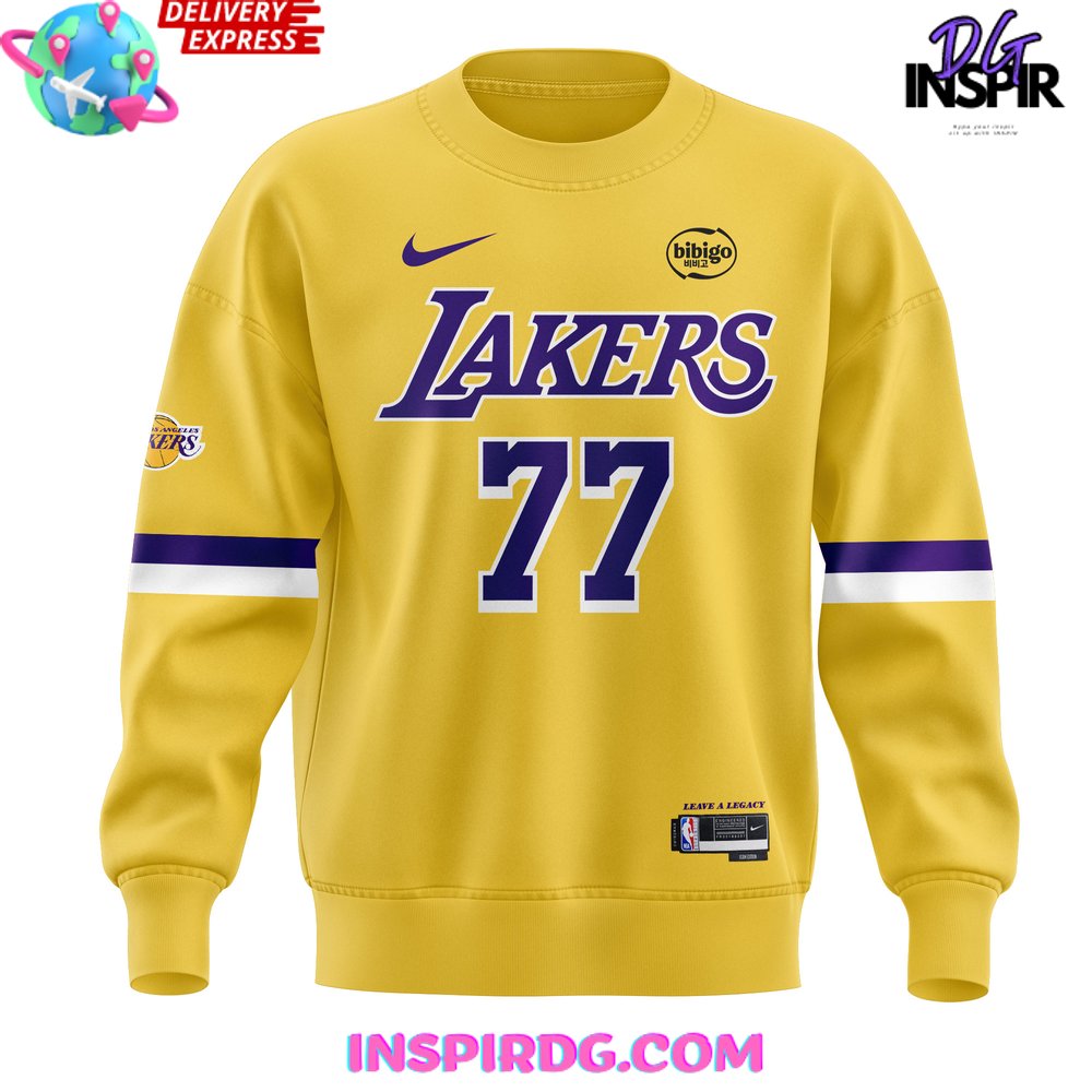 Los Angeles Lakers Show Luka Dončić Special Sweatshirt - Image 2