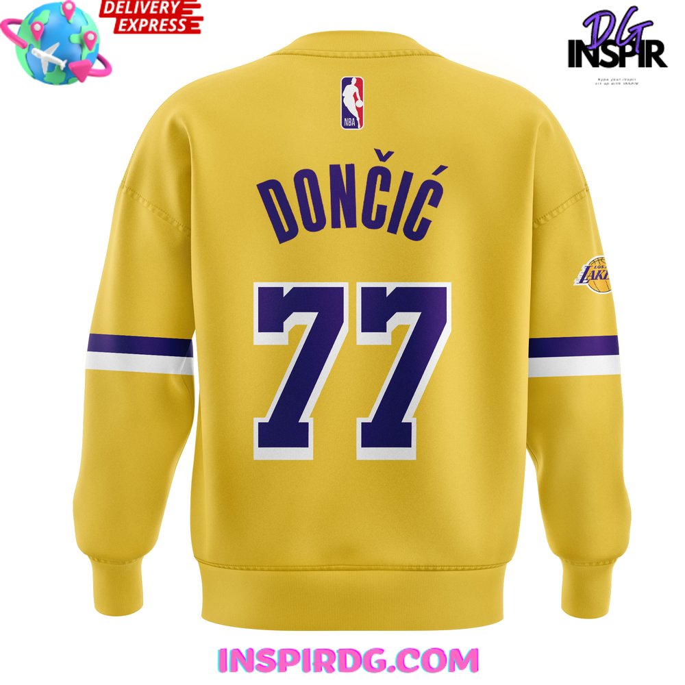 Los Angeles Lakers Show Luka Dončić Special Sweatshirt - Image 3