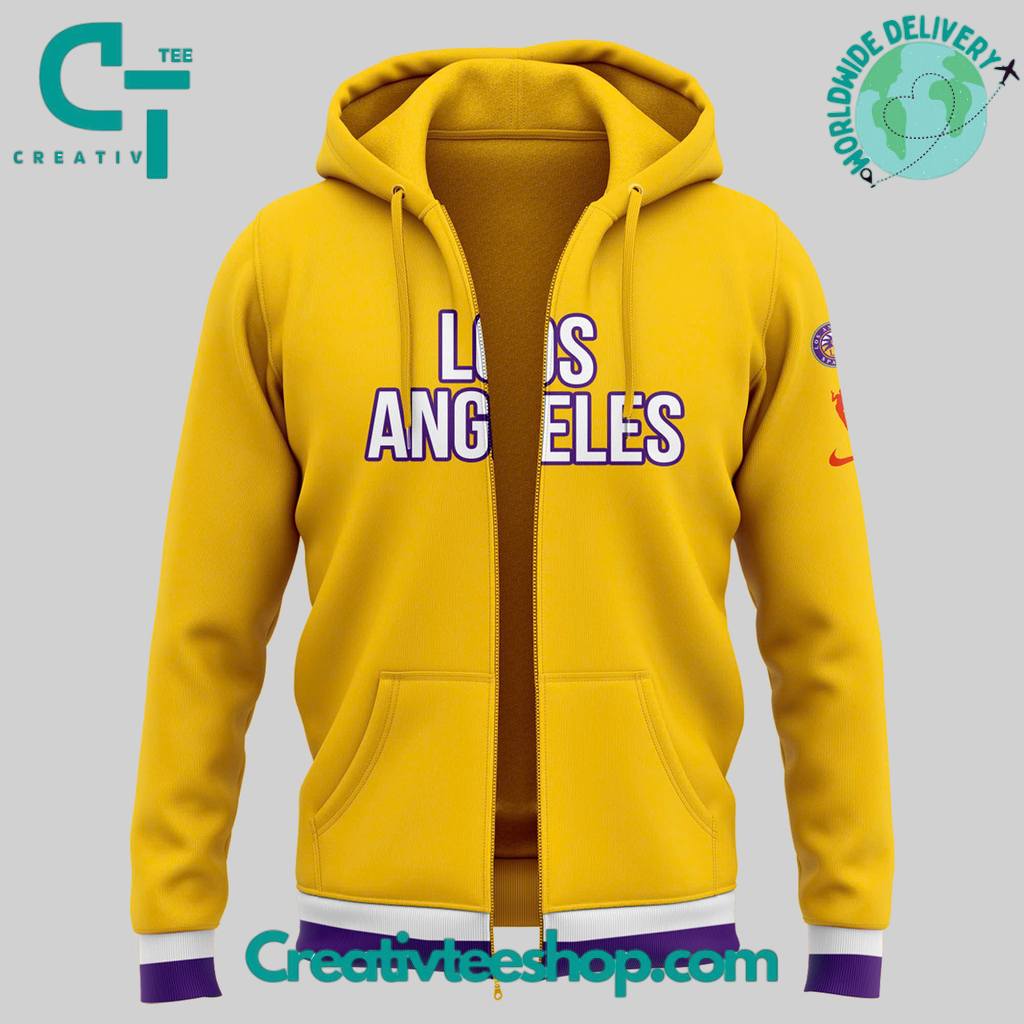Los Angeles Sparks Special New 2025 Yellow Hoodie - Image 2