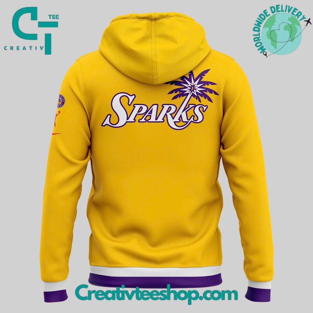 Los Angeles Sparks Special New 2025 Yellow Hoodie - Image 3