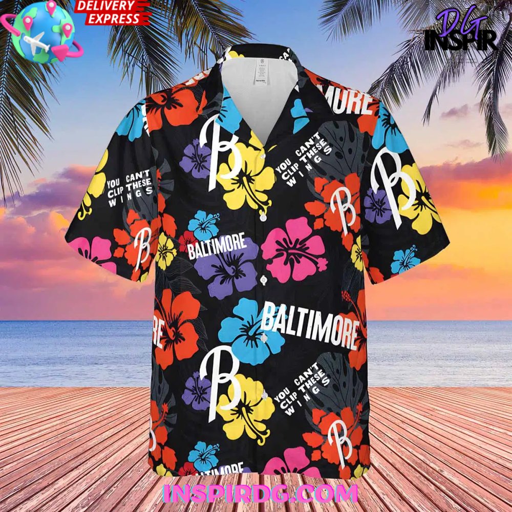 Mlb Baltimore Orioles City Connect Hawaiian Shirt - Image 2