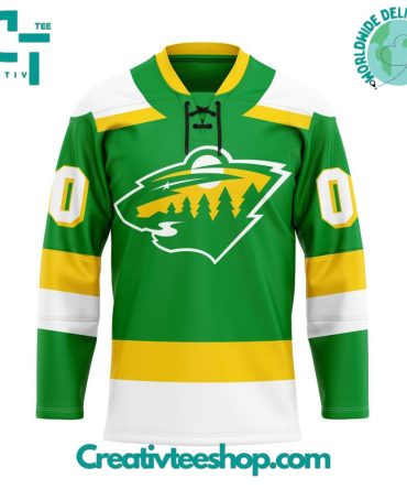 Nhl Minnesota Wild Personalized Reverse Retro Hockey Jersey