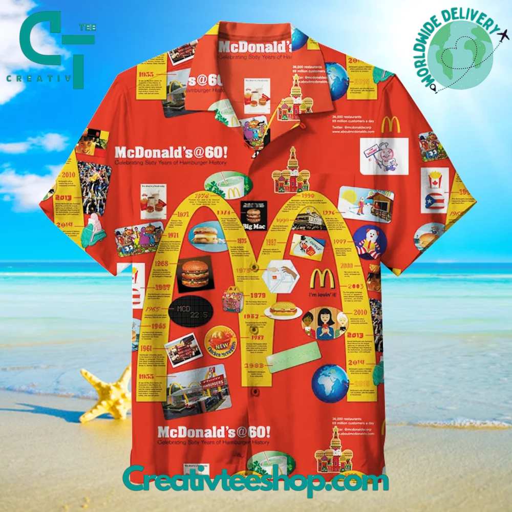 Mcdonald'S History Hawaiian Shirt