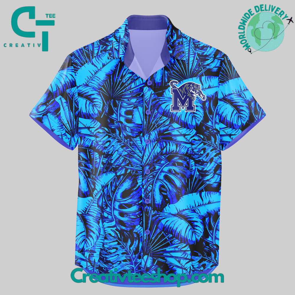 Memphis Tigers Basketball Maui Invitational Hawaiian Shirt - Image 2