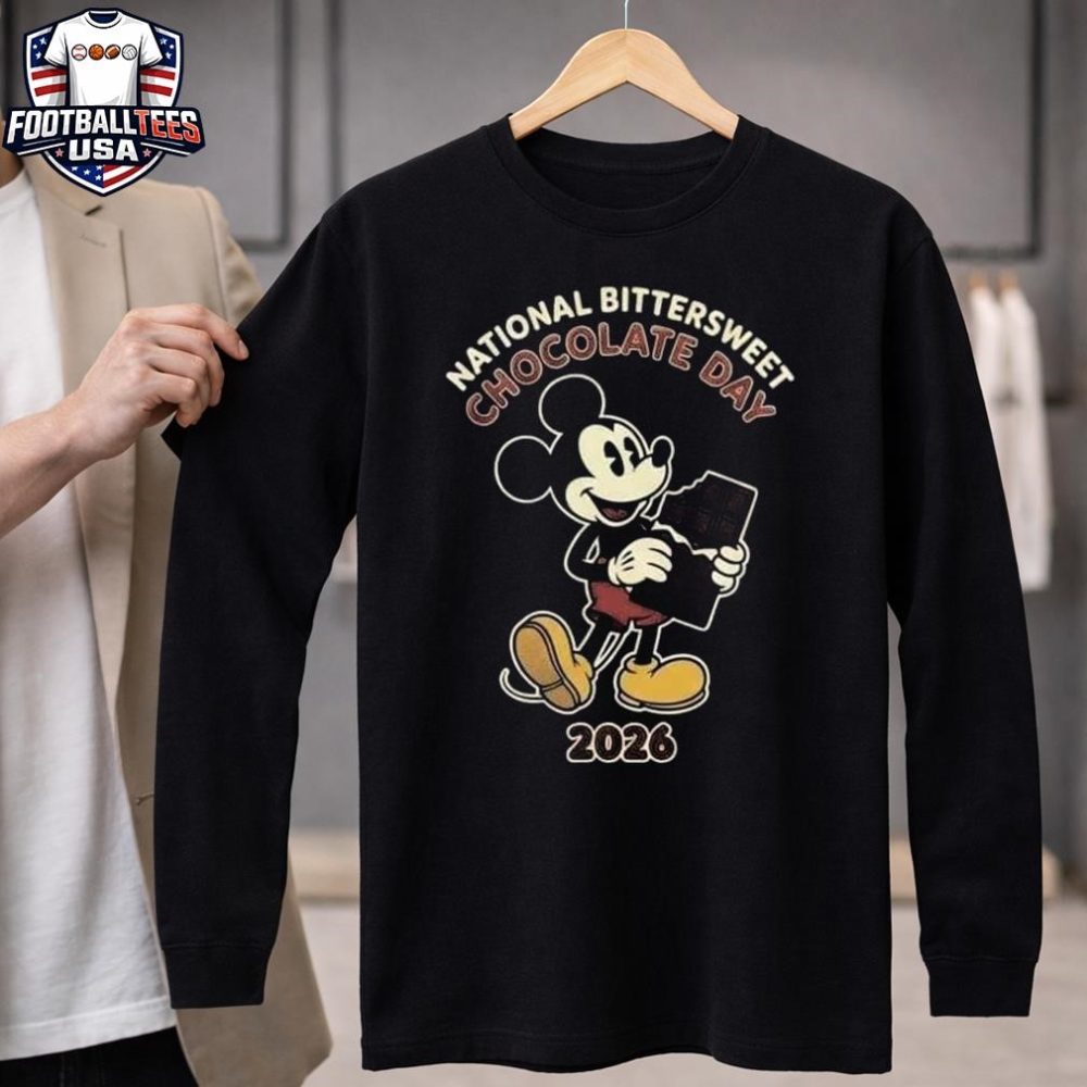 Mickey Mouse National Bittersweet Chocolate Day January 10 2026 Unisex Shirt - Image 4