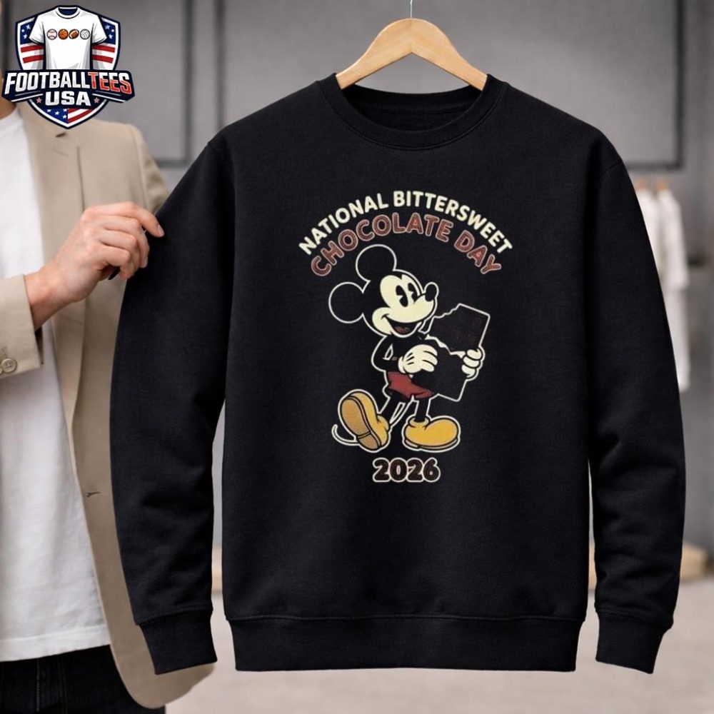Mickey Mouse National Bittersweet Chocolate Day January 10 2026 Unisex Shirt - Image 2