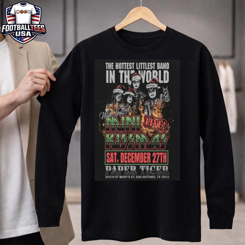 Minikiss San Antonio, Texas 2025 Dec 27 Poster Unisex Shirt - Image 4