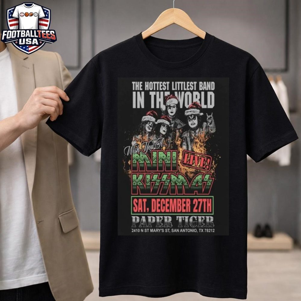 Minikiss San Antonio, Texas 2025 Dec 27 Poster Unisex Shirt
