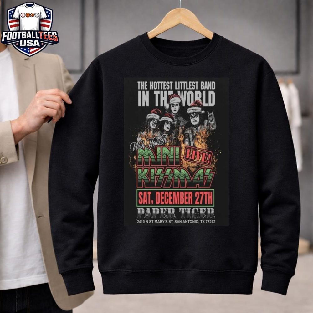 Minikiss San Antonio, Texas 2025 Dec 27 Poster Unisex Shirt - Image 2