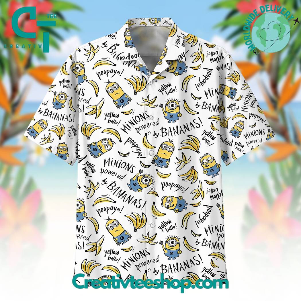Minions Bananas Hawaiian Shirt - Image 2