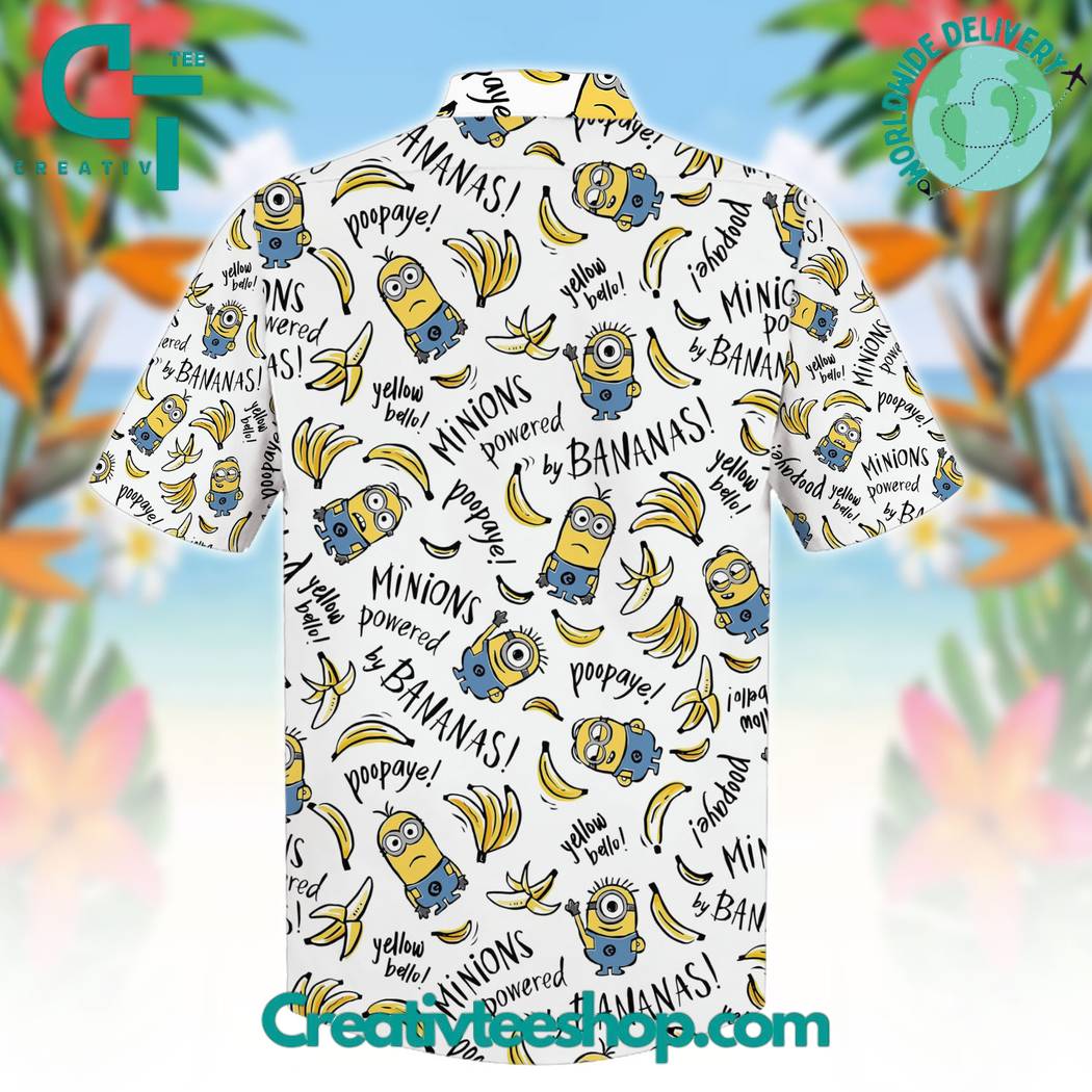 Minions Bananas Hawaiian Shirt - Image 3