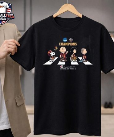 Minnesota Golden Gophers 2025 Rate Bowl Champions Peanuts Characters Abbey Road Parody Chase Field Phoenix Arizona December 26 2025 Champion Unisex Shirt