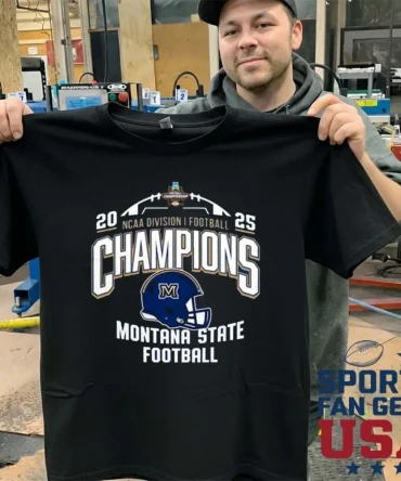 Montana State Bobcats 2025 Division I Champions Shirt