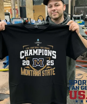 Montana State Fcs Football National Champions 2025 Shirt
