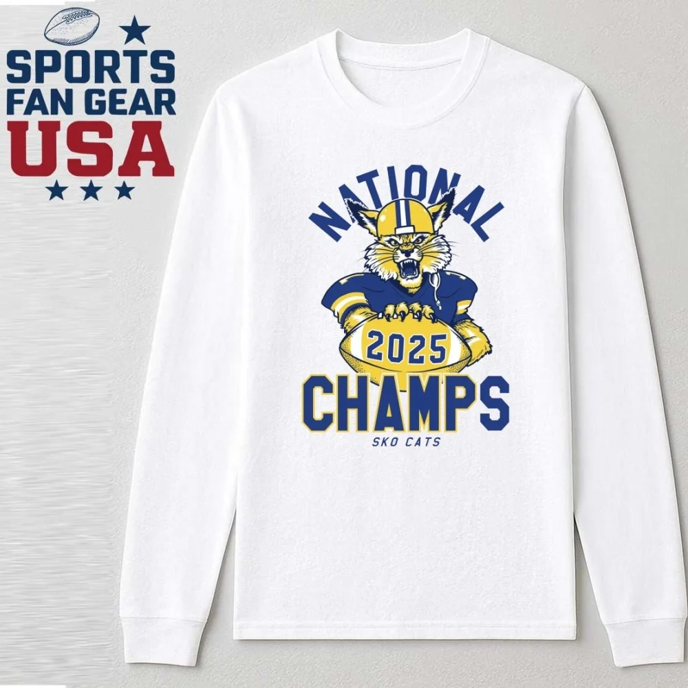 Montana State Football 2025 National Champs Shirt - Image 3