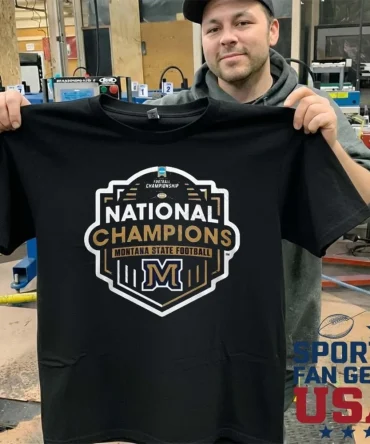 Montana State Ncaa Fcs Football Champions 2025 Shirt