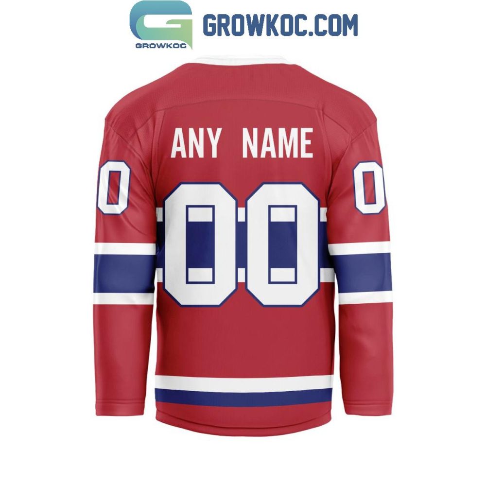 Montreal Canadiens Be The Fighter 2024 Home Personalized Hockey Jersey - Image 2