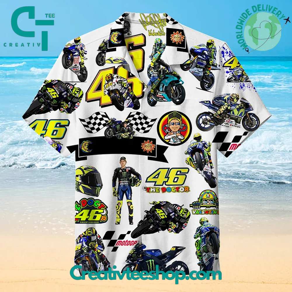 Moto Gp 46 Valentino Rossi Hawaiian Shirt