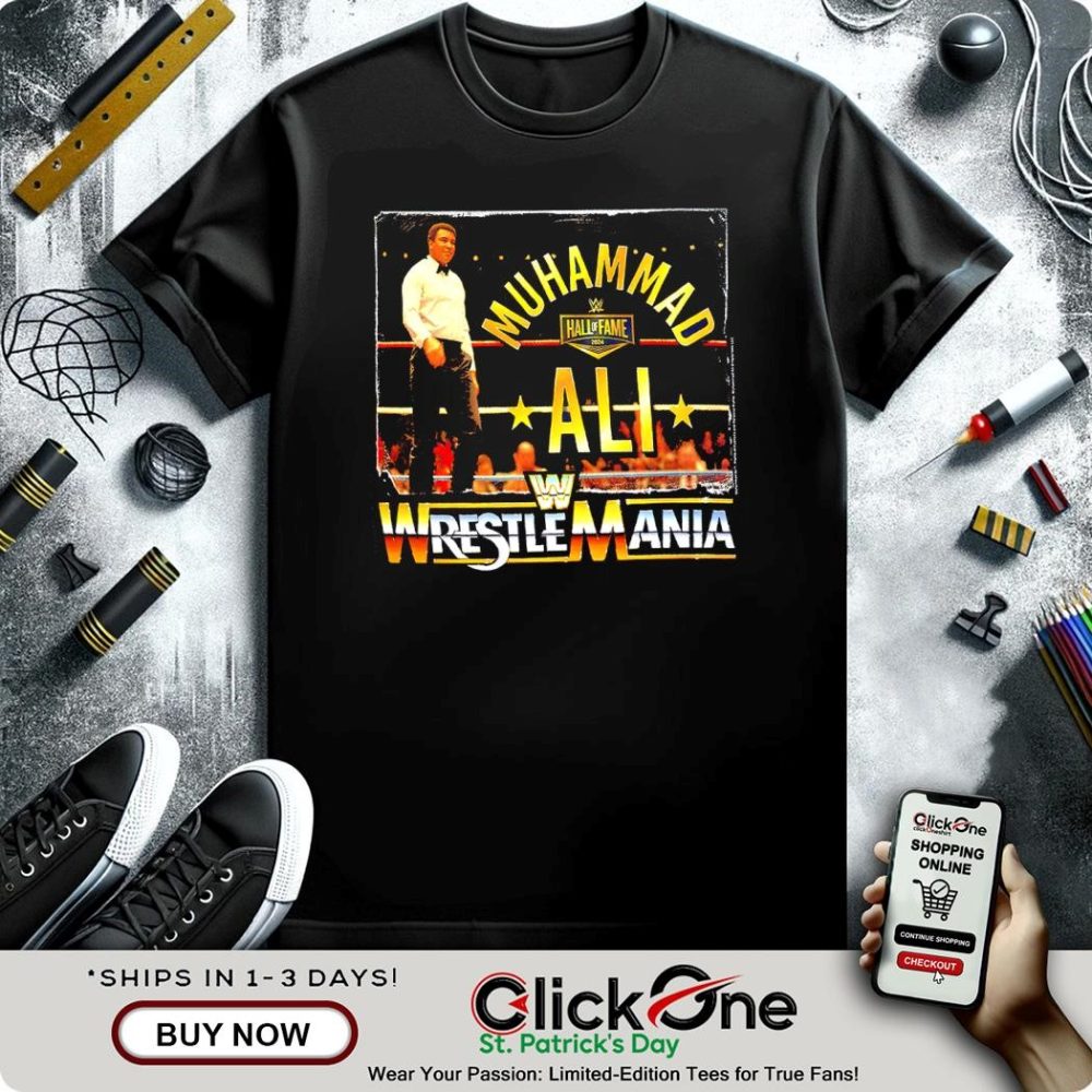 Muhammad Ali 2024 Wwe Hall Of Fame Wrestle Mania Shirt