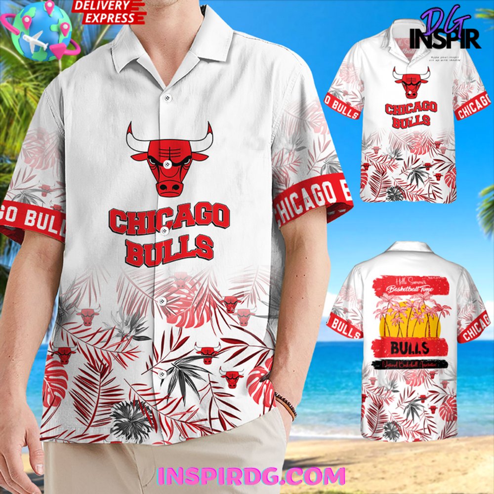 Nba Chicago Bulls Baseball Time Hawaiian Shirt