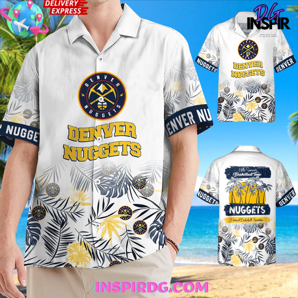 Nba Denver Nuggets Baseball Time Hawaiian Shirt