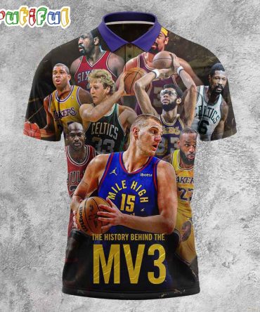 Nba The History Behind Nikola Jokic Third Regular Season Mvp Award Polo Shirt