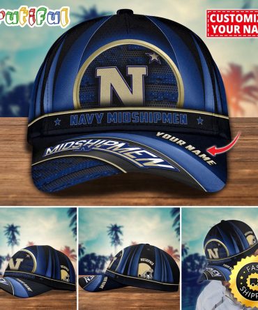 Ncaa Navy Midshipmen Baseball Cap Custom Cap For Football Fans