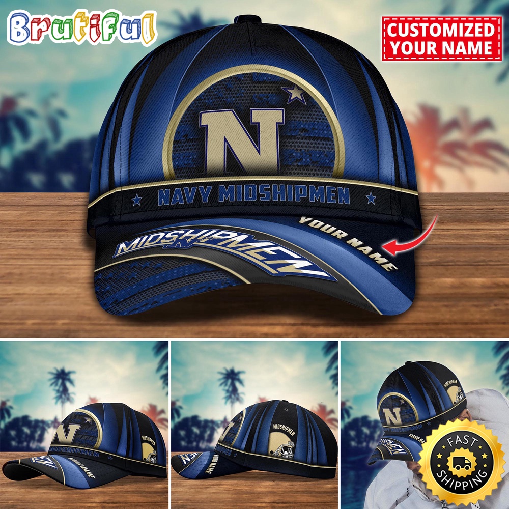 Ncaa Navy Midshipmen Baseball Cap Custom Cap For Football Fans