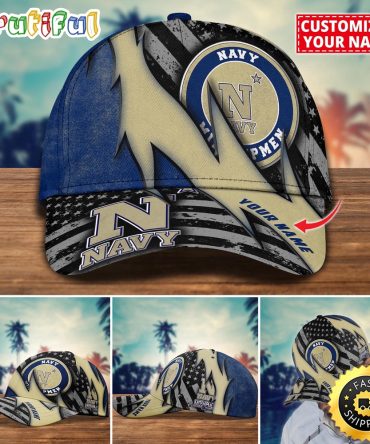 Ncaa Navy Midshipmen Baseball Cap Custom Cap For Sport Fans