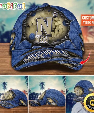 Ncaa Navy Midshipmen Baseball Cap Custom Cap Trending