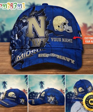 Ncaa Navy Midshipmen Baseball Cap Custom Hat For Fans