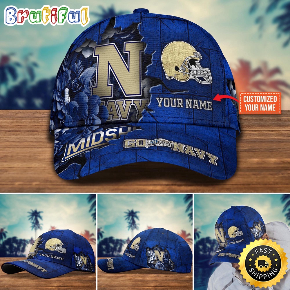 Ncaa Navy Midshipmen Baseball Cap Custom Hat For Fans