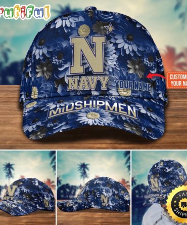 Ncaa Navy Midshipmen Baseball Cap Customized Cap Hot Trending