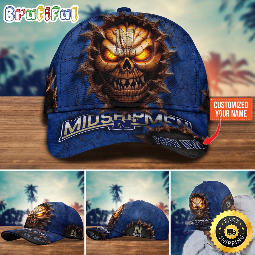 Ncaa Navy Midshipmen Baseball Cap Halloween Custom Cap For This Season