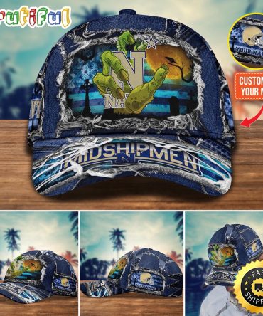 Ncaa Navy Midshipmen Baseball Cap Halloween Custom Name Cap