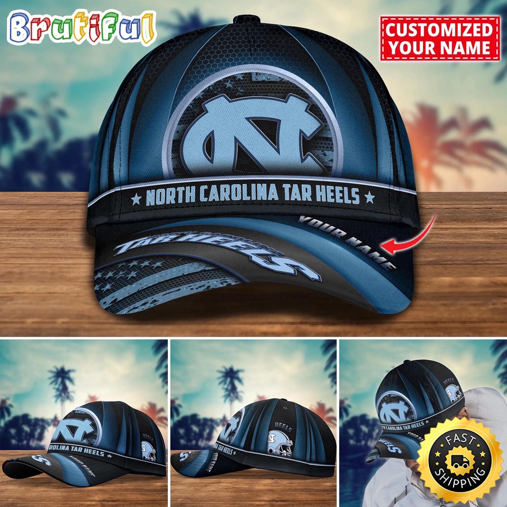 Ncaa North Carolina Tar Heels Baseball Cap Custom Cap For Football Fans