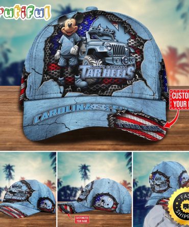 Ncaa North Carolina Tar Heels Baseball Cap Trending Customize Cap