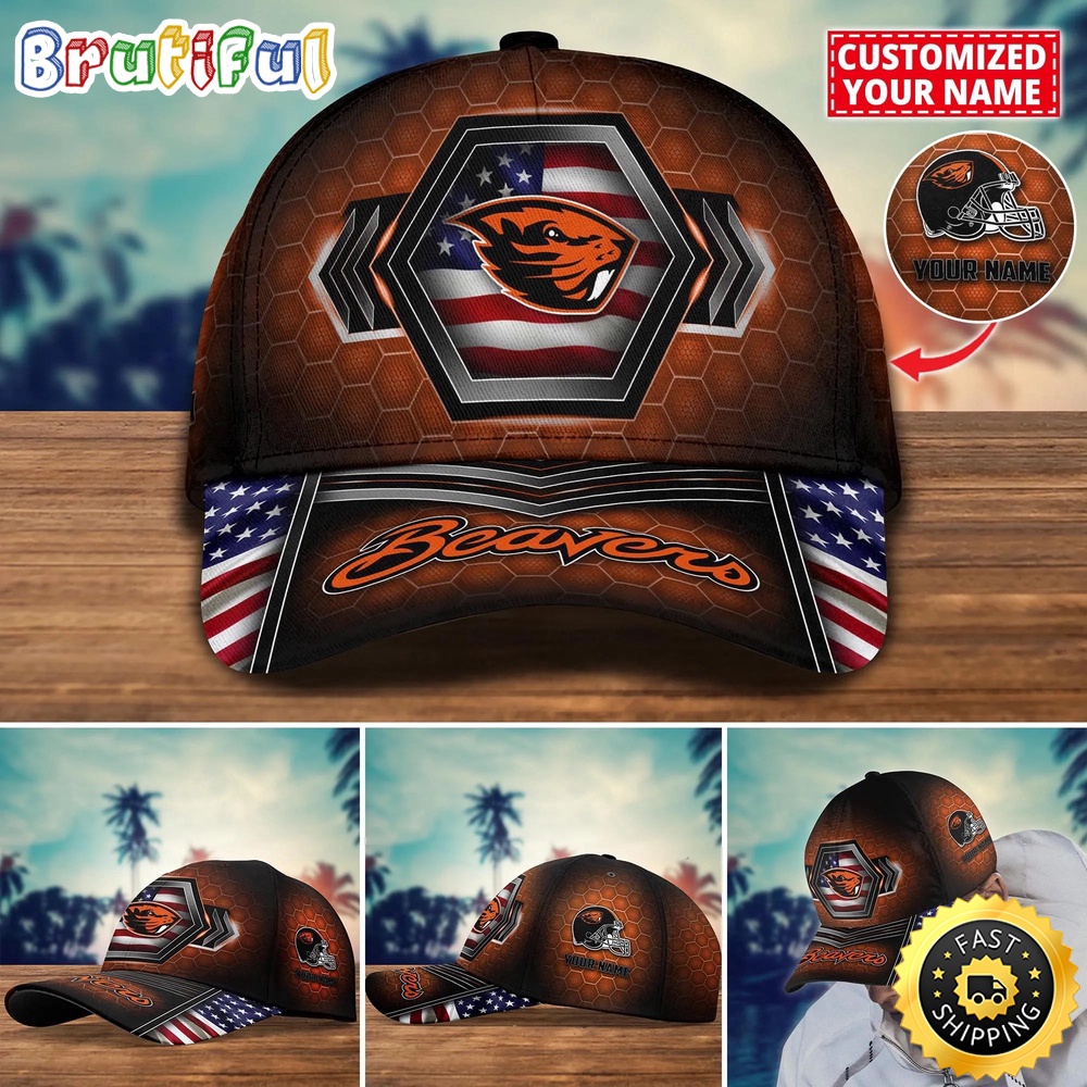 Ncaa Oregon State Beavers Baseball Cap Best Trending Custom Name Cap
