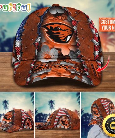 Ncaa Oregon State Beavers Baseball Cap Custom Cap For Fans