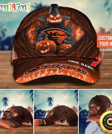 Ncaa Oregon State Beavers Baseball Cap Halloween Custom Cap For Fans