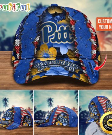 Ncaa Pittsburgh Panthers Baseball Cap Custom Cap For Fans