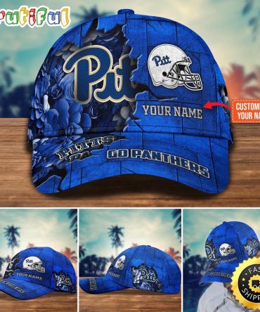 Ncaa Pittsburgh Panthers Baseball Cap Custom Hat For Fans