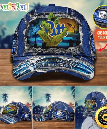 Ncaa Pittsburgh Panthers Baseball Cap Halloween Custom Name Cap