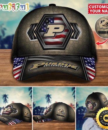 Ncaa Purdue Boilermakers Baseball Cap Best Trending Custom Name Cap