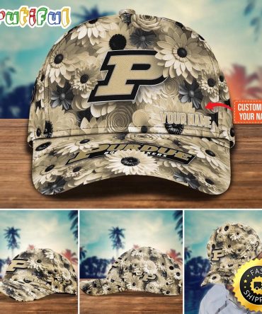 Ncaa Purdue Boilermakers Baseball Cap Customized Cap Hot Trending