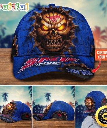 Ncaa Smu Mustangs Baseball Cap Halloween Custom Cap For This Season
